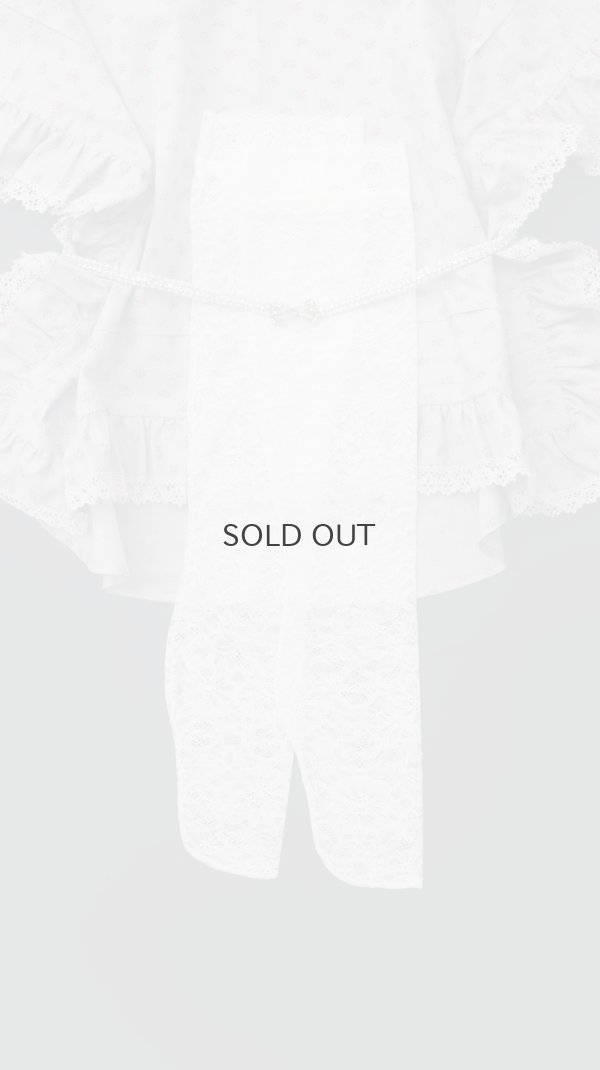 画像8: stretch lace socks (BK)