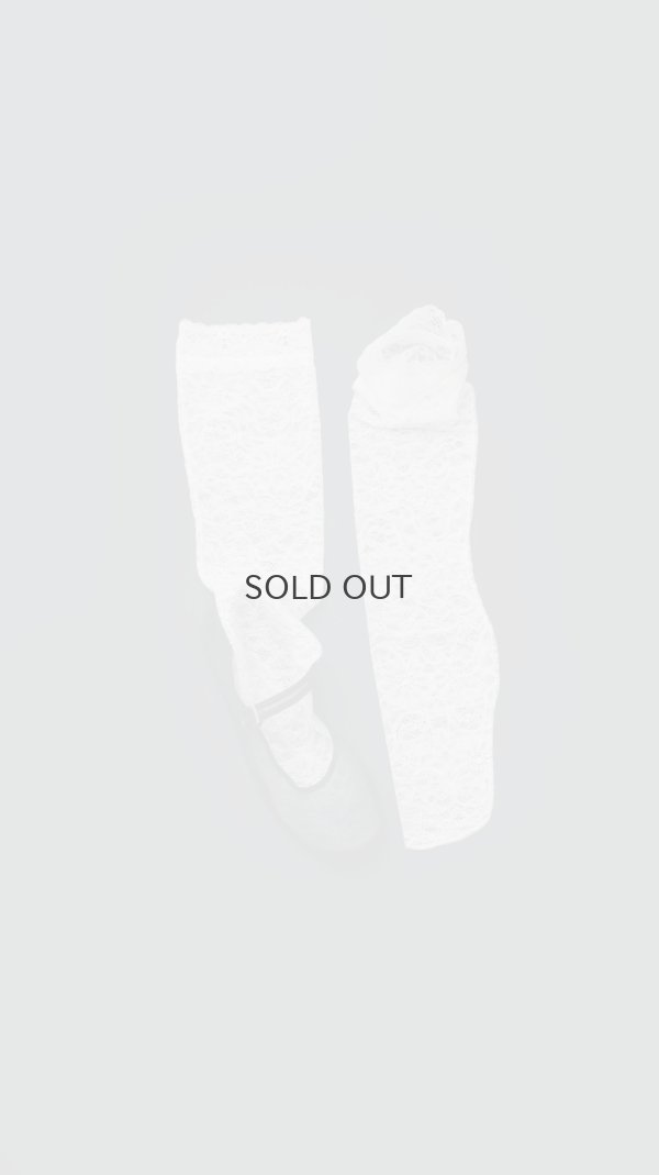 画像9: stretch lace socks (BK)