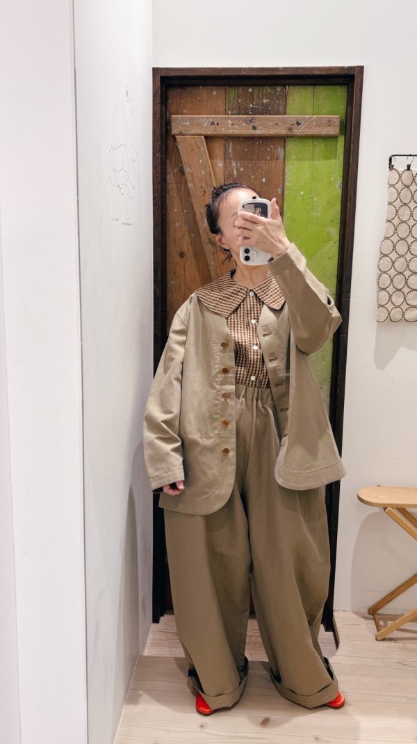 画像12: W/LギャザーワイドPT (252-3389:BK)