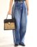 画像15: 12oz denim pants with bijou (05421:BL×SV)