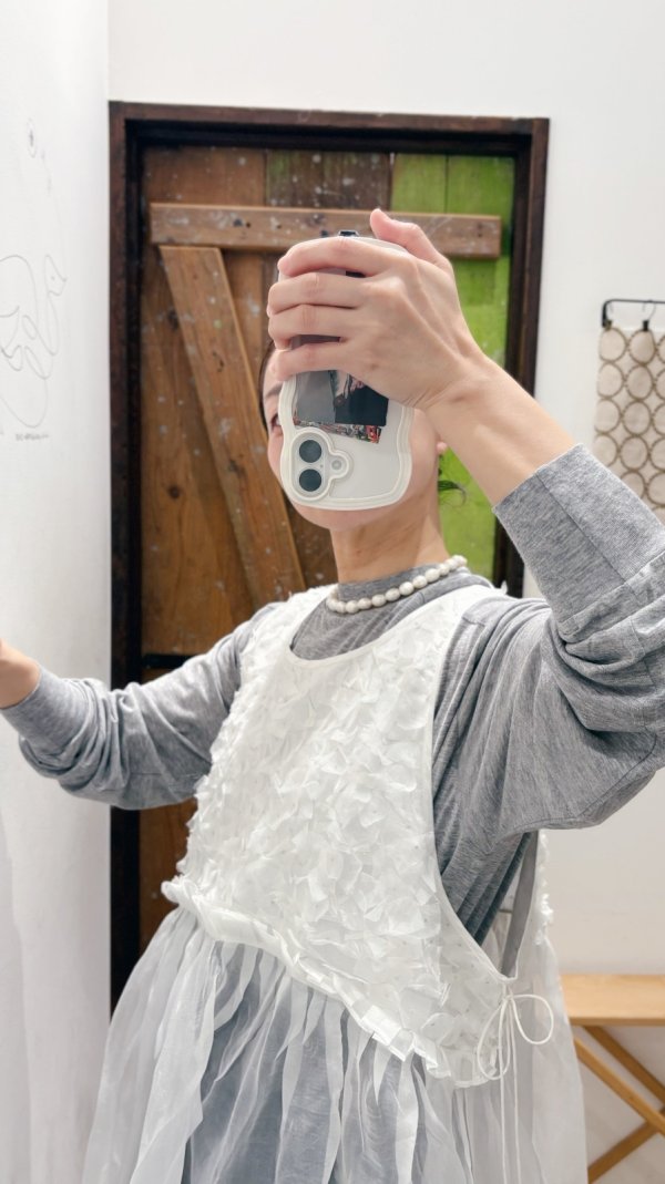 画像19: shop別注!! Khadi Silk Organdy & Embroidery Dress (OWH)