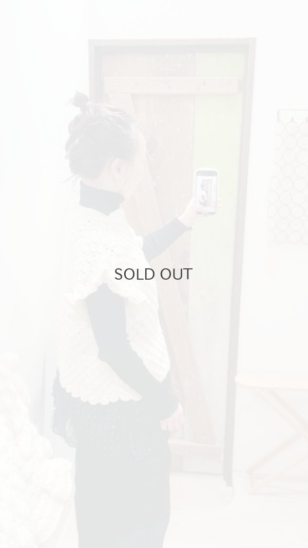 画像14: shop別注!! Hand Knit Hand Crochet Gilet (IV)