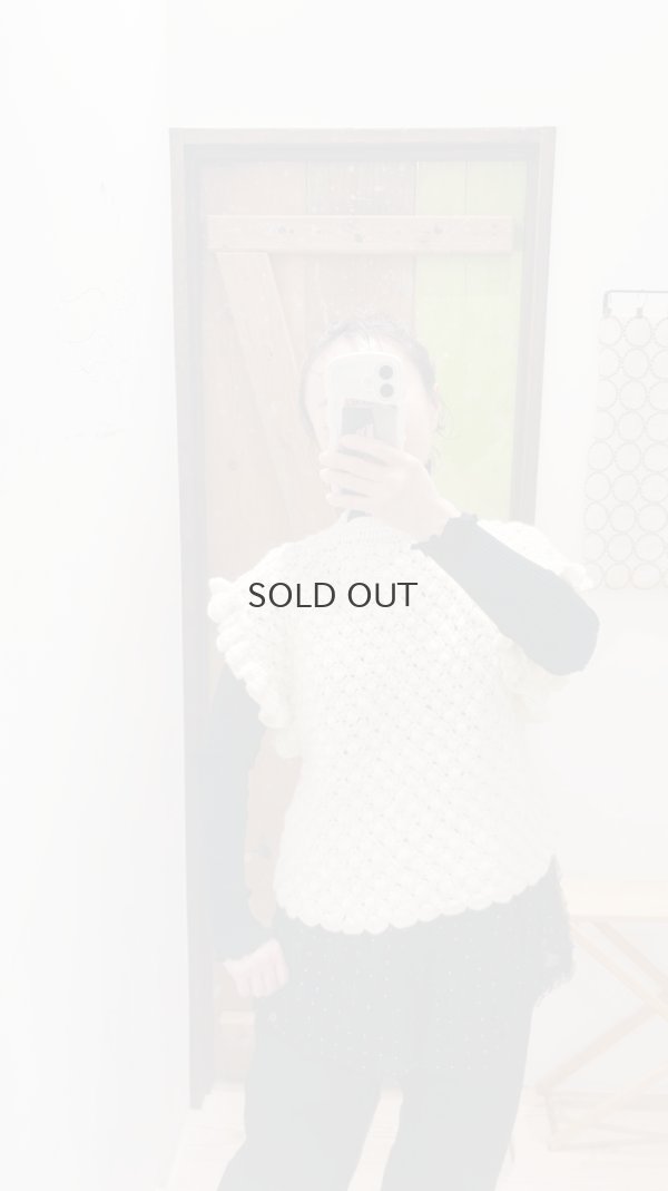 画像13: shop別注!! Hand Knit Hand Crochet Gilet (IV)