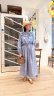 画像16: Khadi Silk Polka dots Print Frill Flare Blouse (DBL)