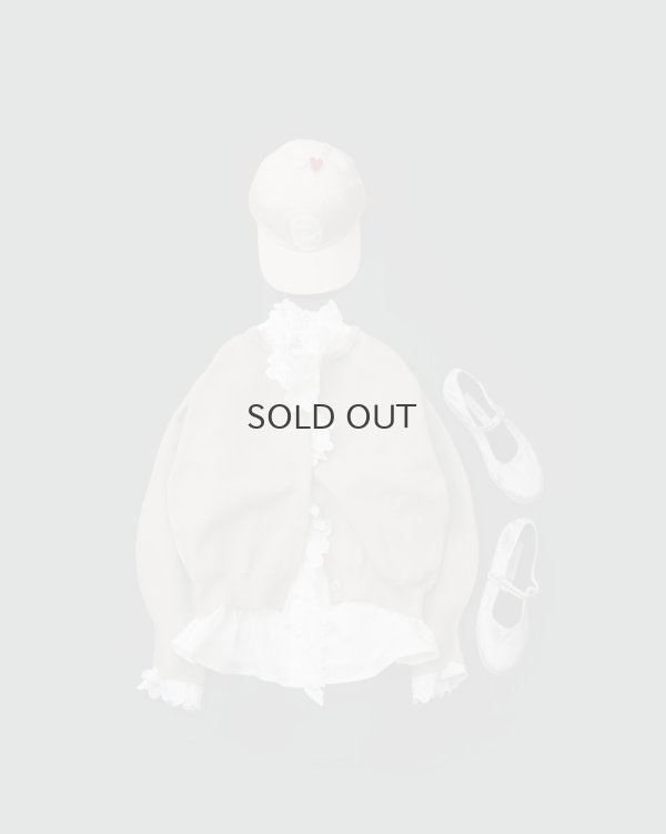 画像16: 再入荷!! ブロード レースピンタックスタンドブラウス (WH)