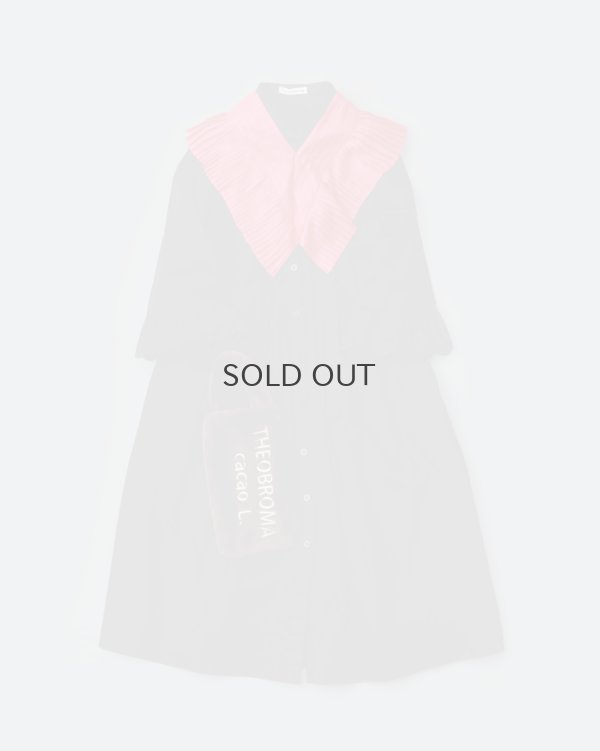 画像6: Khadi Silk Tuck Ruffle Collar (CH)