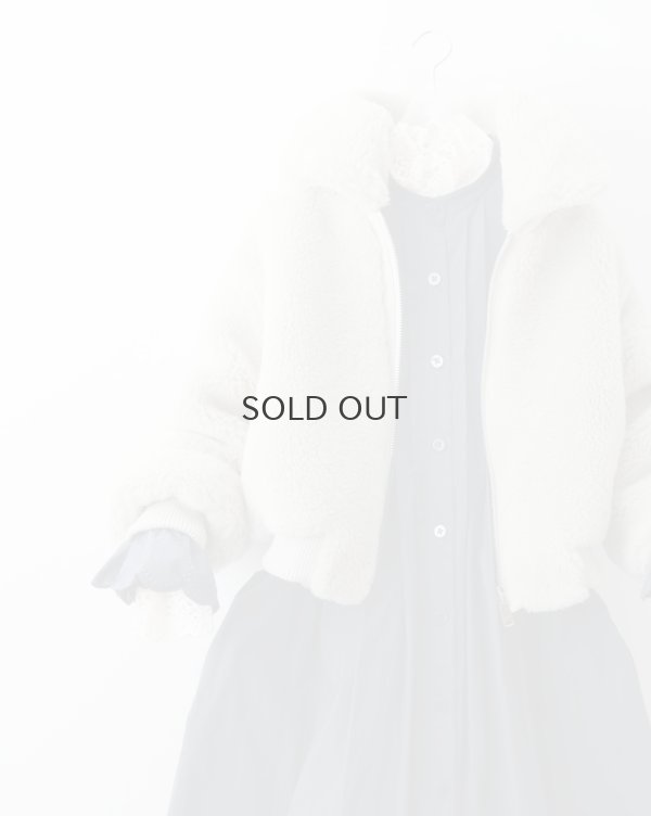 画像19: ML LUPETTO PLISSE' C/COLLO E POLSI PIZZO 304 (BIANCO)