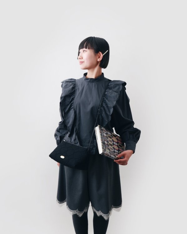 画像12: tambourine ラグランスリーブブラウス (ADA1399:BK)