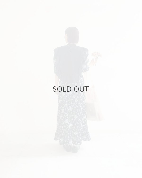 画像14: 別注!! cotton print dress (BK)