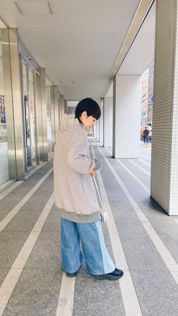 画像13: 別注!! zip up coat (LGY)