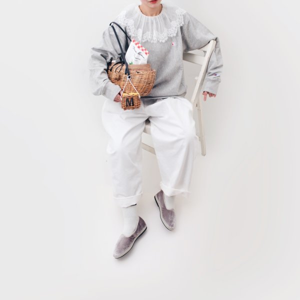 画像9: SALE!! レースカラーロングスリーブ (WH)