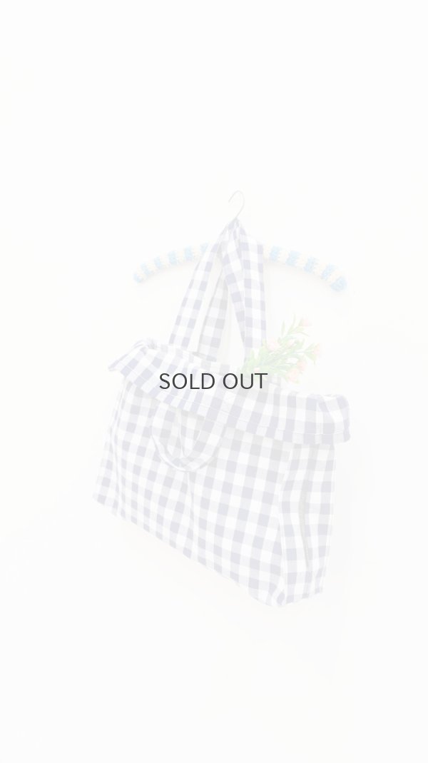 画像10: 先染め帆布 トートバッグ (261-8307:CHE)