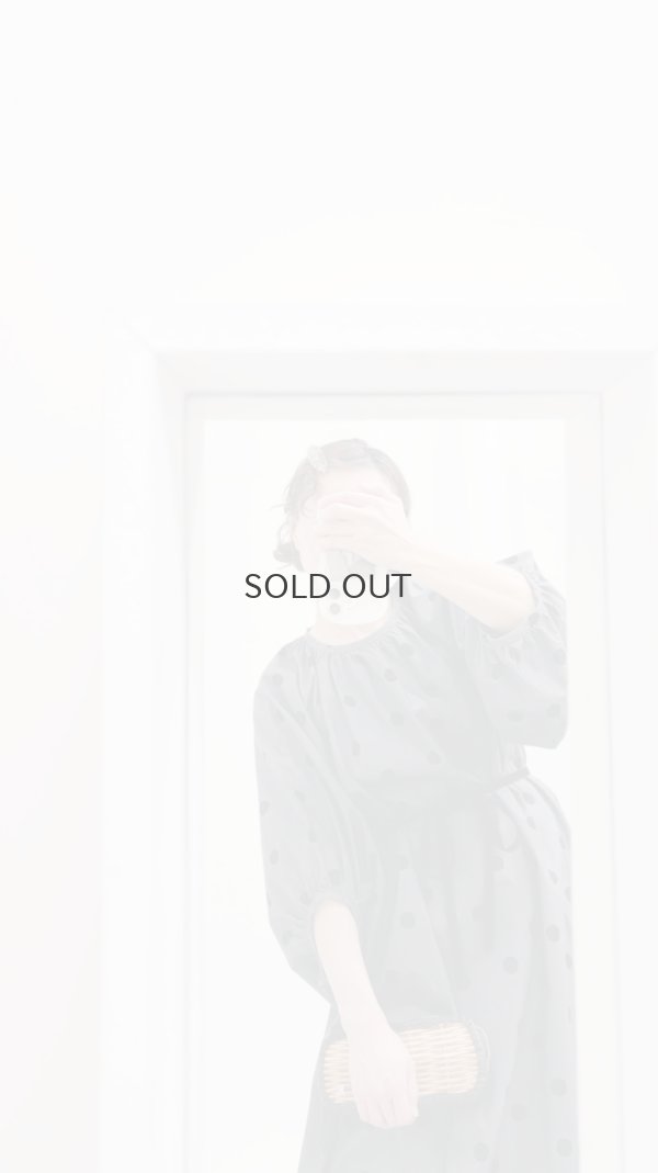 画像13: 3 ET DEMI original dot ギャザーワンピース