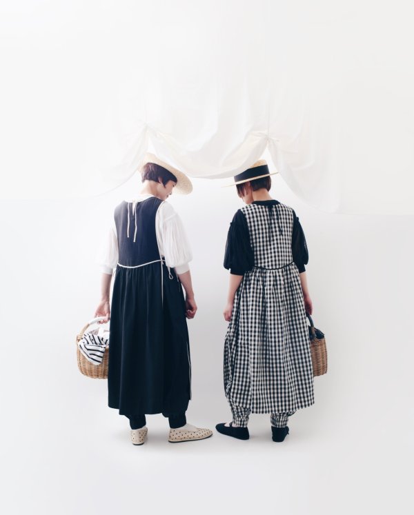 画像16: 大森伃佑子×3 ET DEMI エプロンワンピース (BK)