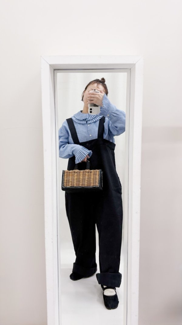 画像13: Hight Rise Brace Trousers (BK)