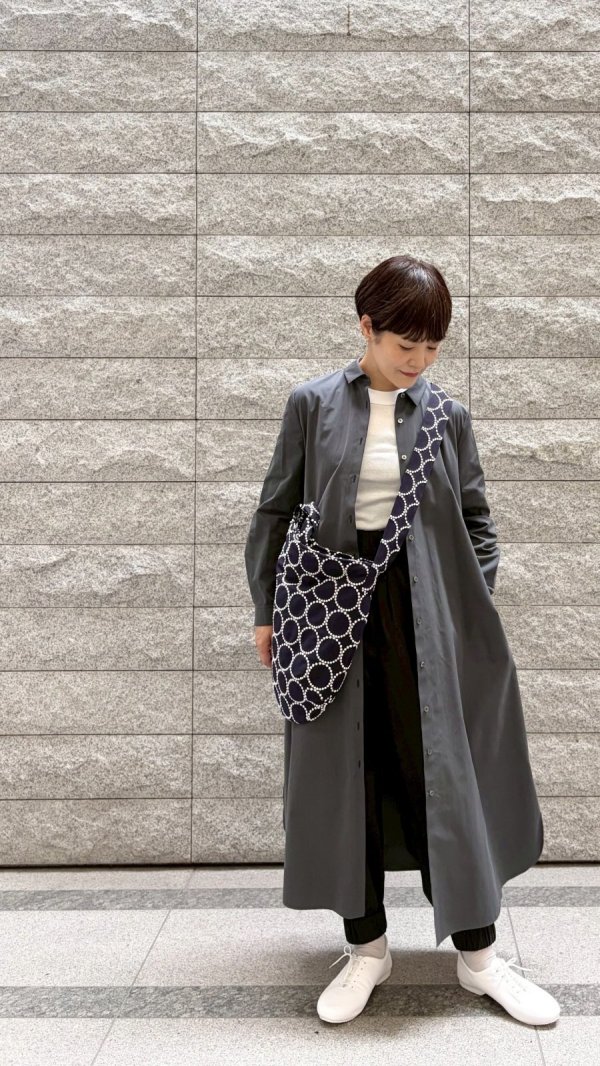 画像11: vela シャツドレス (AES3207L:BK)