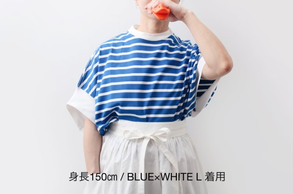 画像24: フレンチスリーブシャツ・ボーダー (56502:WHRD)