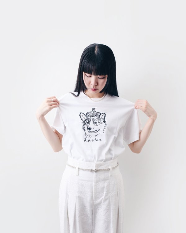 画像12: cotton scalloped embroidery pants (WH)
