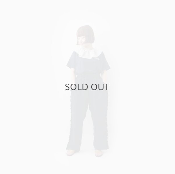 画像19: Big Ruffle Collar Organza (BK)