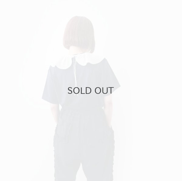 画像21: Big Ruffle Collar Organza (BK)