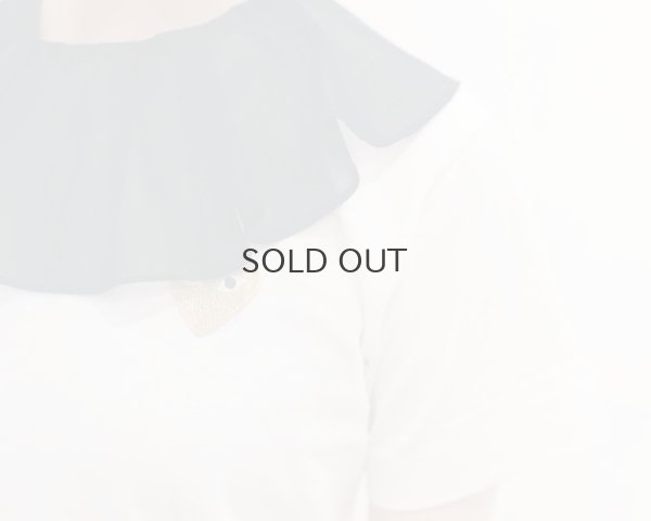 画像13: Big Ruffle Collar Organza (BK)