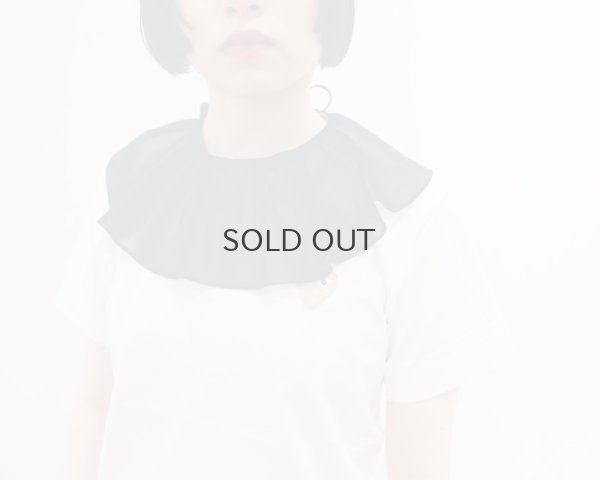 画像10: Big Ruffle Collar Organza (BK)