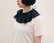 画像12: Big Ruffle Collar Organza (BK)