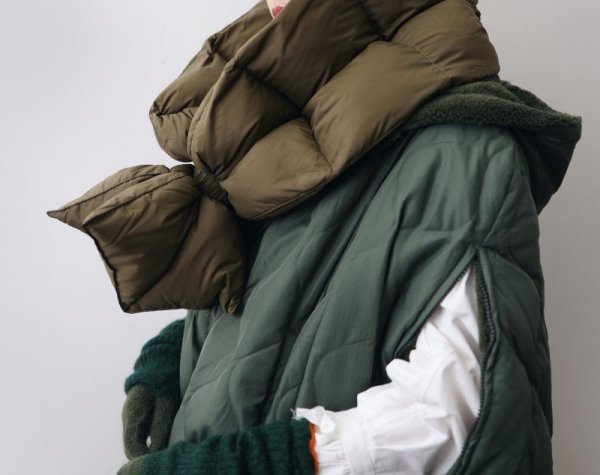 画像13: SALE30%OFF!! マウンテン ボリューム ダウンマフラー (TAION-R201VMT)