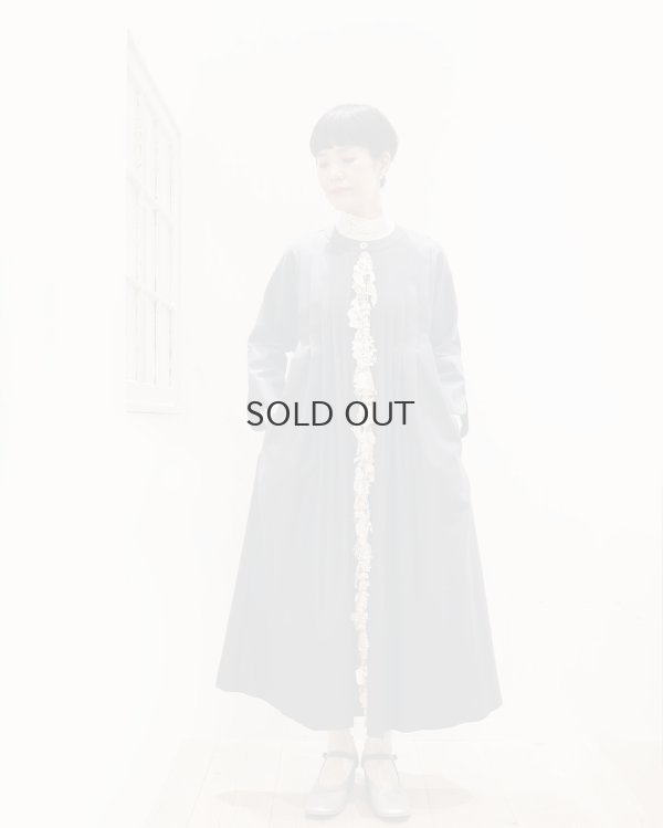 画像20: ML LUPETTO PLISSE' C/COLLO E POLSI PIZZO 304 (NERO)