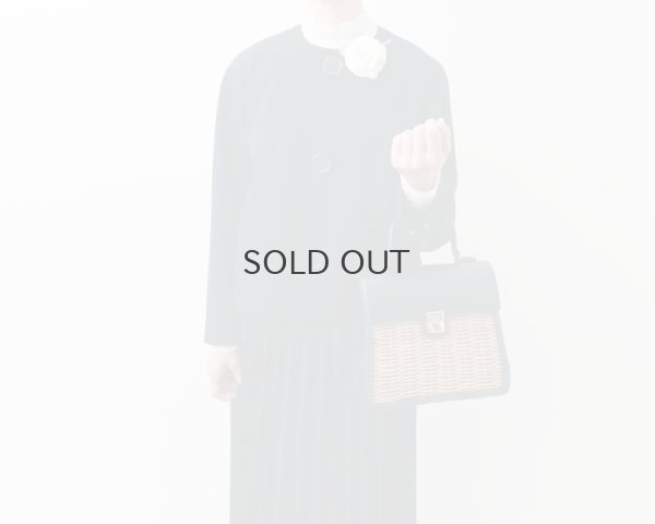 画像22: ビッグボタン ノーカラージャケット (BK)