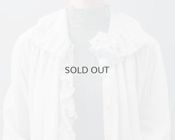 画像15: ML LUPETTO PLISSE' C/COLLO E POLSI PIZZO 304 (NERO)