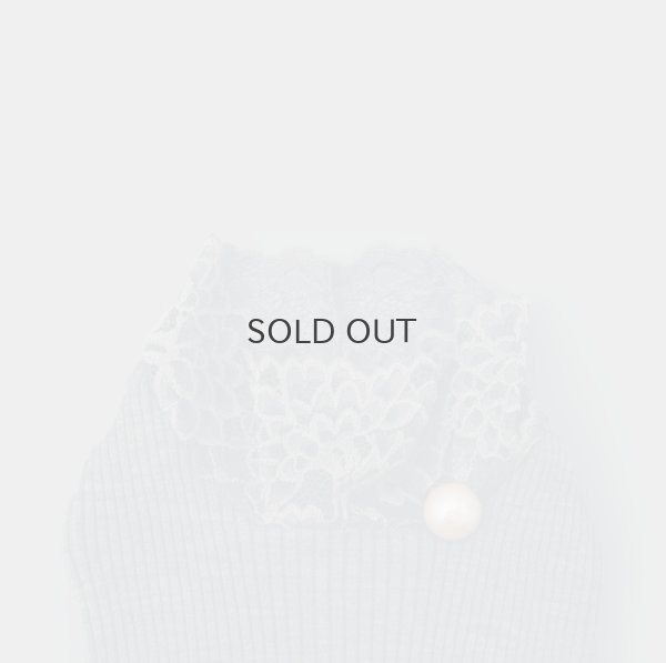 画像21: ML LUPETTO PLISSE' C/COLLO E POLSI PIZZO 304 (NOCE)