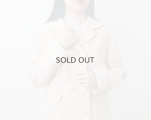 画像8: ML LUPETTO PLISSE' C/COLLO E POLSI PIZZO 304 (BIANCO)