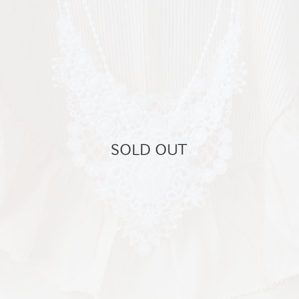 画像10: 別注!! lace necklace (BK:TypeB)