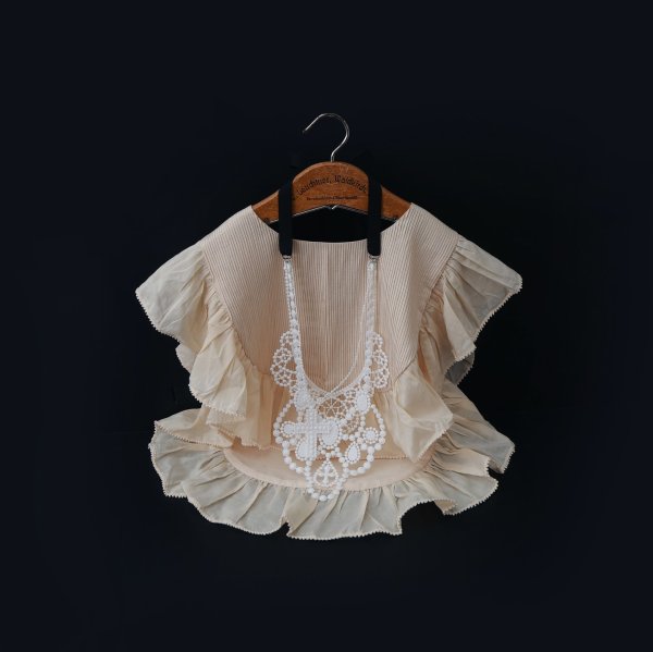 画像12: 別注!! lace necklace (BK)