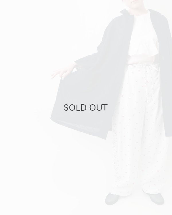 画像15: cotton flower embroidery pants (WH)