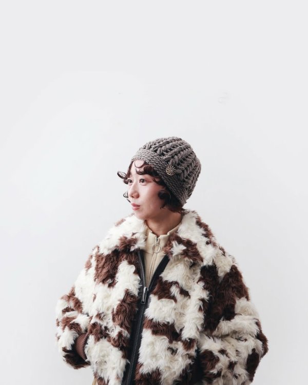 画像17: 【受注生産】別注!! ボーボリー ニットクロッシェ (LGY)