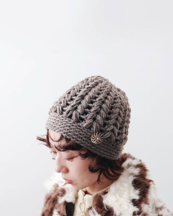 画像19: 【受注生産】別注!! ボーボリー ニットクロッシェ (LGY)