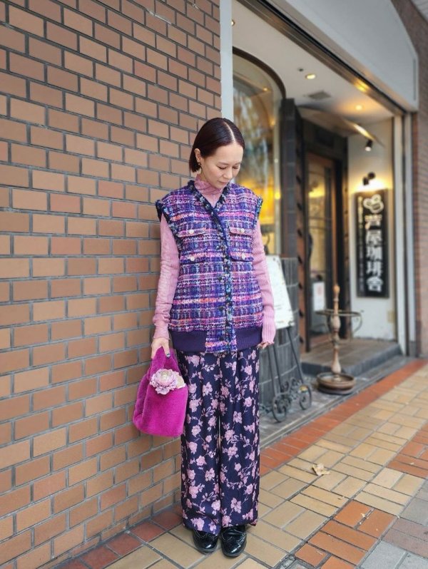 画像12: candy tweed vest (PK)