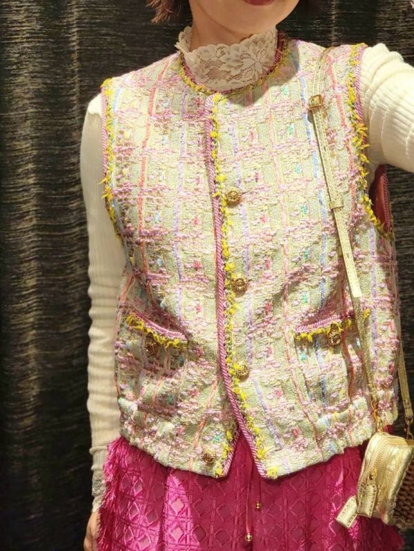 画像11: 別注!! Tweed vest (GR)