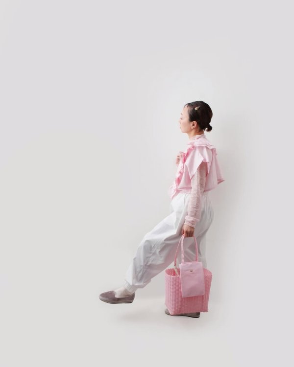 画像22: Midium Basket  (vanilla sky)