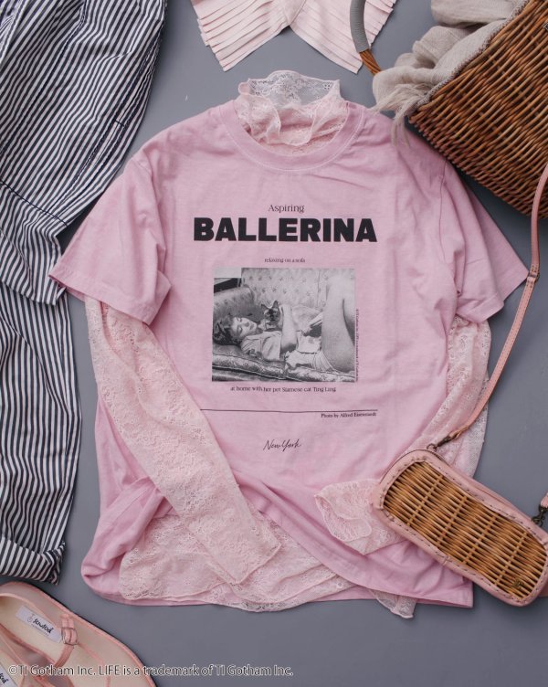 画像9: LIFE PICTURE COLLECTION | Ballerina Photo Graphic T-Shirt (PK)