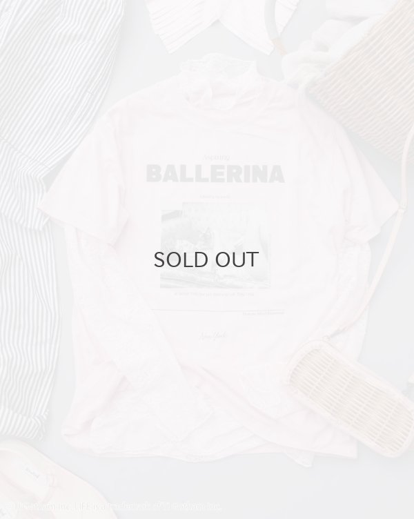 画像9: LIFE PICTURE COLLECTION | Ballerina Photo Graphic T-Shirt (PK)
