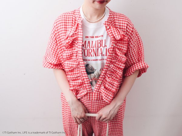 画像8: LIFE PICTURE COLLECTION | Malibu Photo Graphic T-Shirt (WH)
