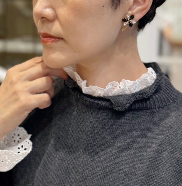画像10: COTTON CASHMERE KNIT VEST (AU82:BK)