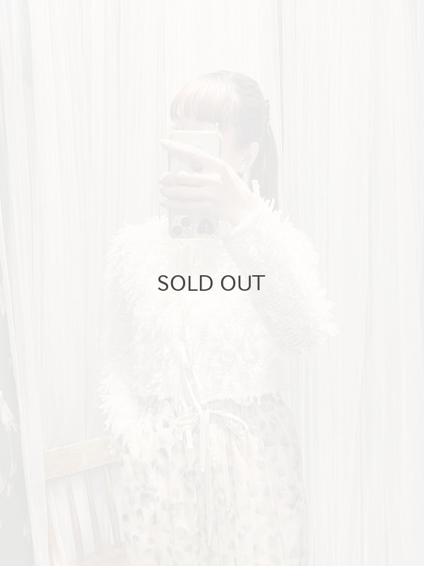 画像12: stretch tulle top (OF)