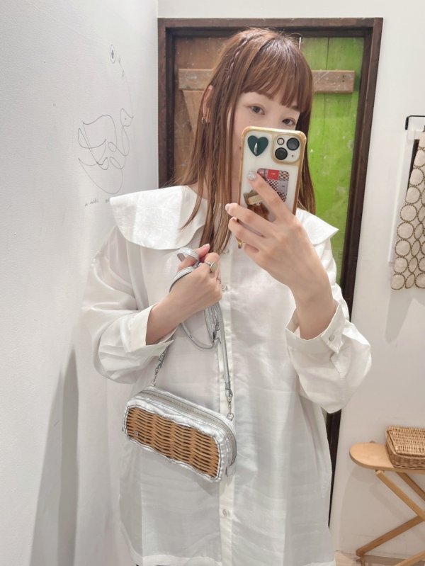 画像22: Khadi Silk Round Collar Over Blouse