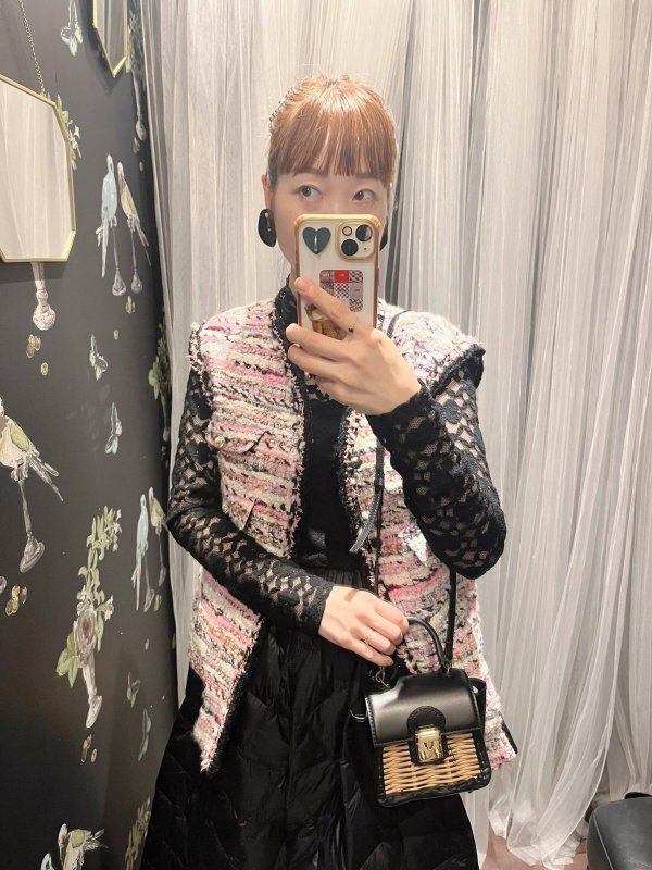 画像14: candy tweed vest (PK)