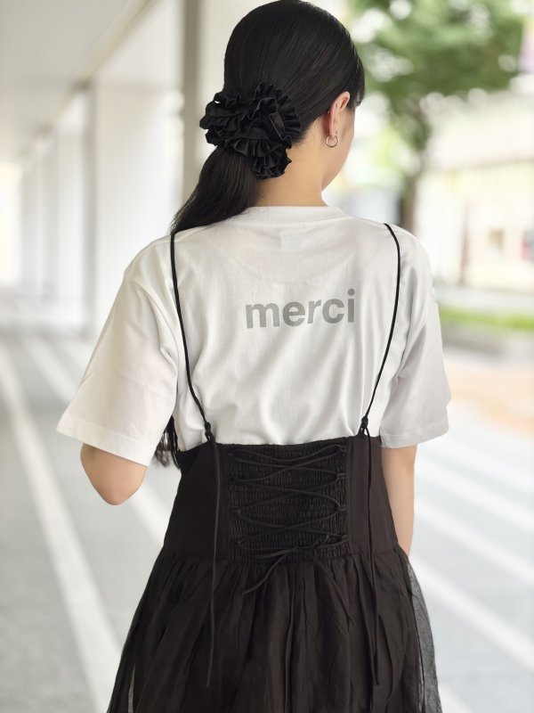 画像13: sheer starched cotton 2way cami skirt (OF)