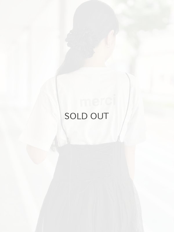 画像14: sheer starched cotton 2way cami skirt (BK)